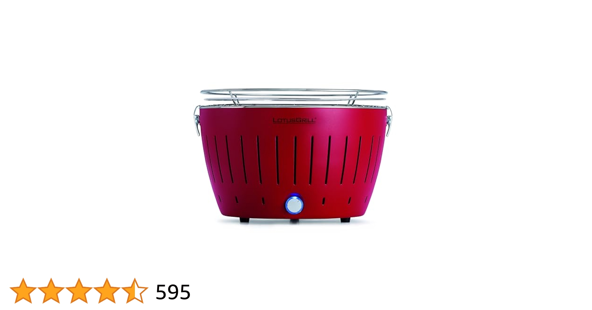 LOTUS - ハーフェレ ロータスグリル お試し炭付 レッド G-RO-34NC Amazon.co.jp: ハーフェレ ロータスグリル お試し炭付 レッド G